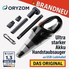 Oryzom™ Akku Handstaubsauger Ultra Stark Kabellos Auto & Haushalt USB Ladegerät