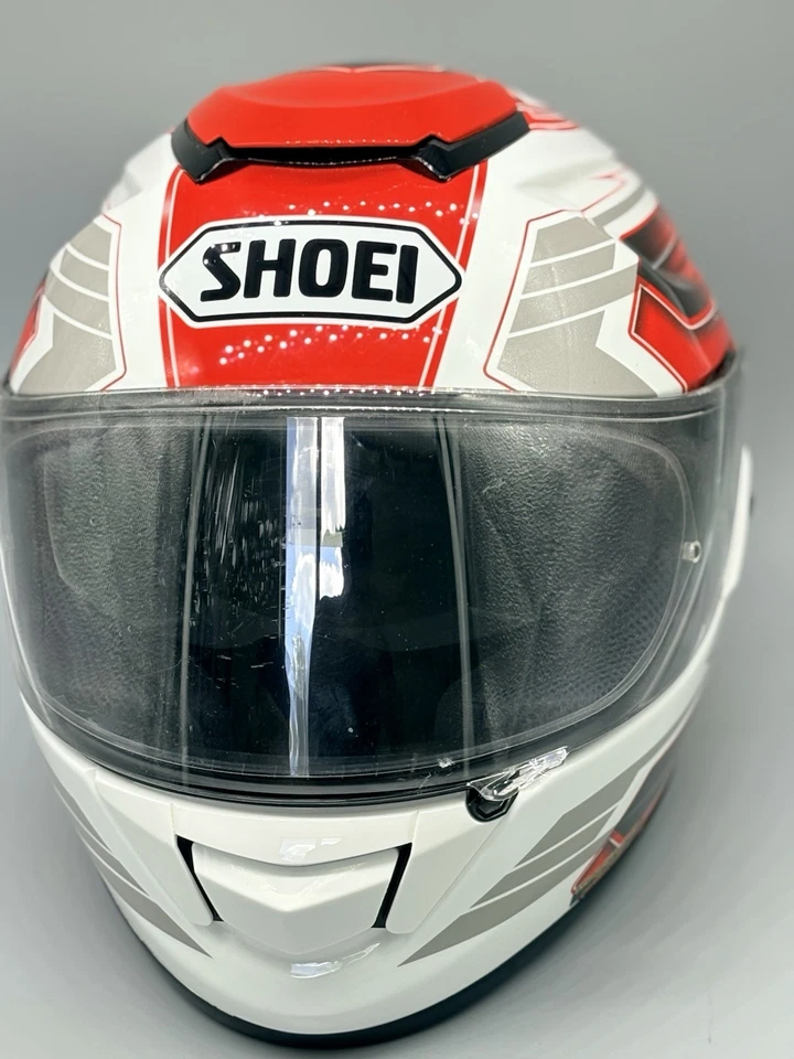 Shoei GT-Air мотоциклетный мотоциклетный шлем, красный/белый, L - Изображение 3 из 4