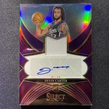 2024-25 Panini Select Devin Carter Rookie Jersey Auto Silver Prizm RJA 08/99