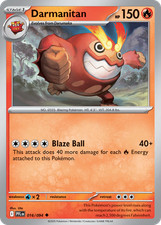 Darmanitan 16/94 Regular Phantasmal Flames Pokémon TCG NM 40% off at 10+ cards
