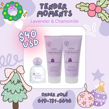 Tender Moments Lavender & Chamomile – Baby Care Trio (3 products) New