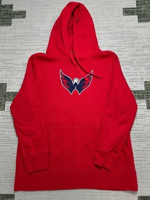 Washington Capitals Hoodie Mens Xl Fanatics Red Cotton Nhl Pullover