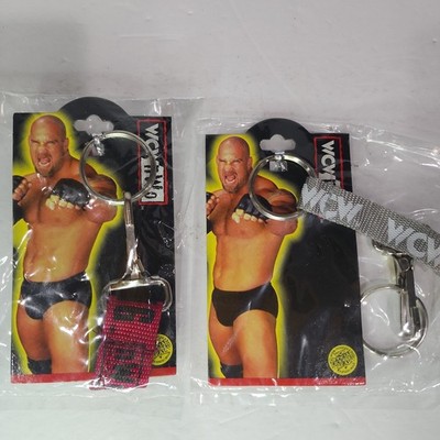 1999 New Sealed WCW NWO Sting Scorpion Lanyard & Keychain Starline Creations