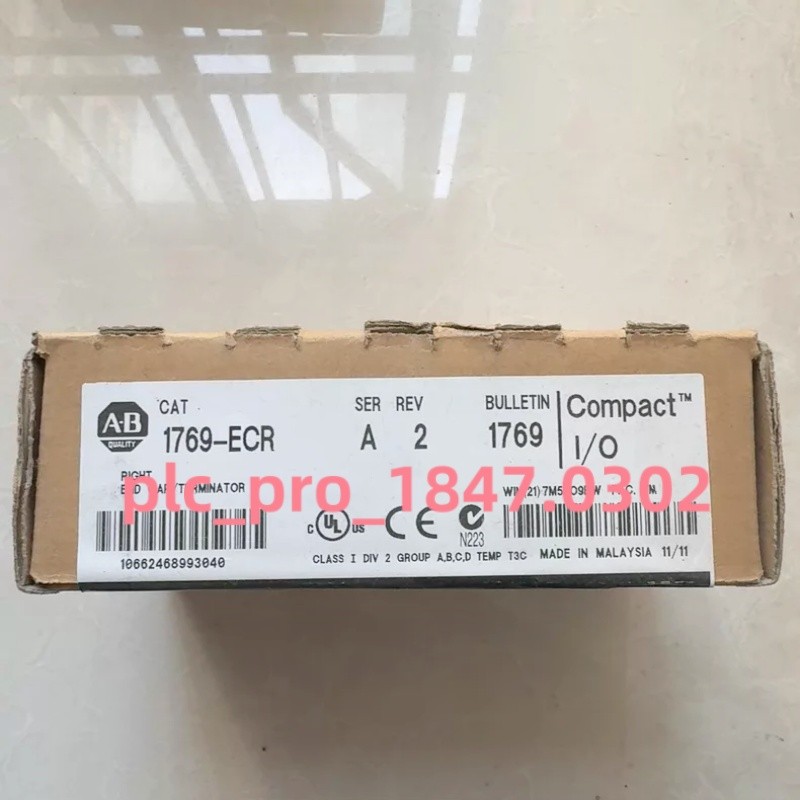1PCS Brand New Allen Bradley 1769-ECR SER A Right End Cap 1769ECR Fast Shipping