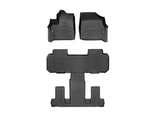 WeatherTech FloorLiner for 2018-2023 Chevrolet Traverse - Full Set, Black