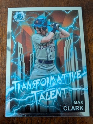 2023 Bowman Chrome Transformative Talent Max Clark Rc #TT-10