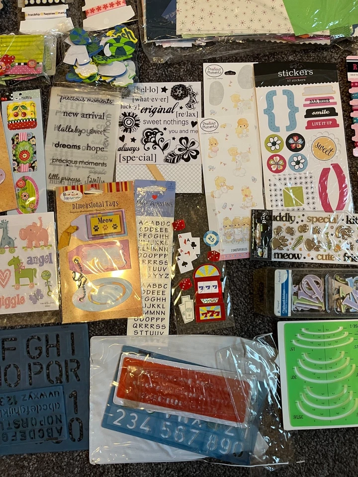 Huge scrapbooking supplies lot NEW 50+ items  - Image 4 of 4