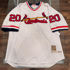 Lou Brock Mitchell & Ness Cooperstown Collection 1979 STL Cardinals White Jersey
