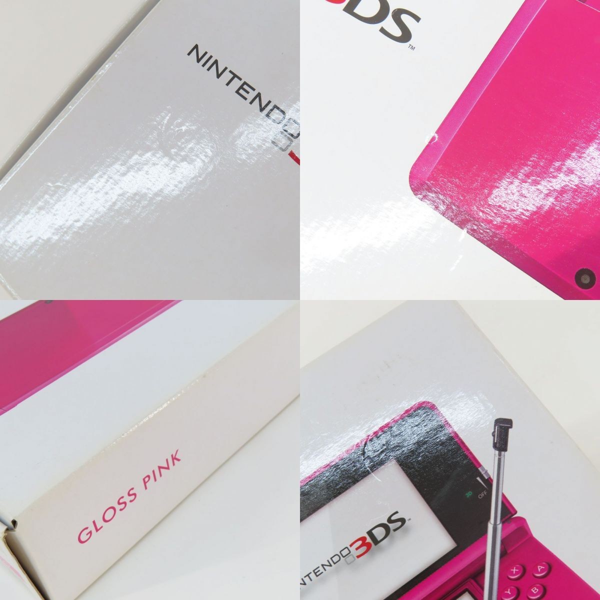Nintendo 3DS Gloss Pink Console Stylus Japanese CTR-001 w/BOX | eBay