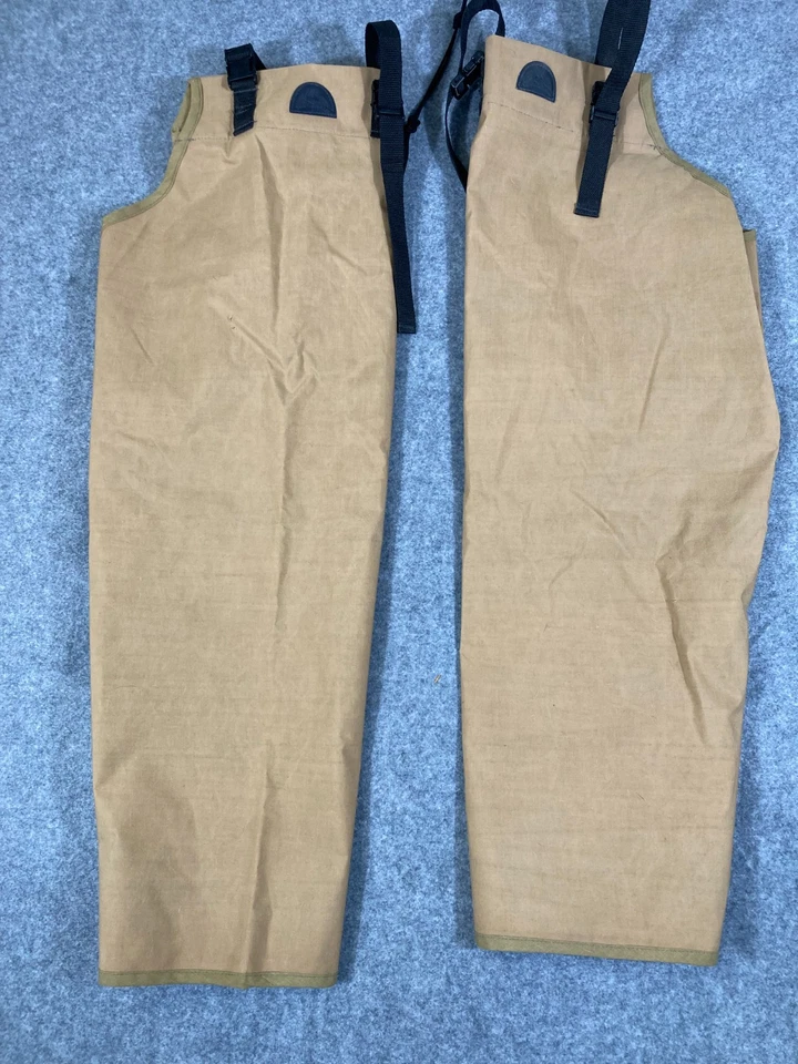 Polainas armadura serpiente piel tortuga chaps de caza entrepierna para hombre 30-32 caqui cremallera Foto 3 de 4