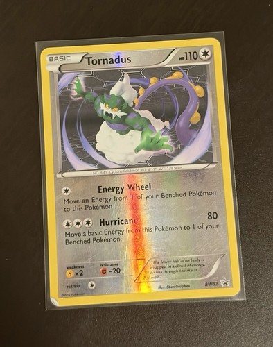 Tornadus BW42 Black & White Reverse Holo