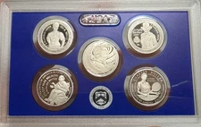 2025 S Proof Clad American Women Quarters 5 coin Set With Box  and COA Certifi%!