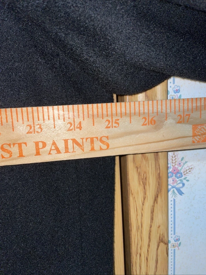 Vintage Cricketeer Cashmere Coat Mens 40R Black Trench Cashmere double breasted - Image 3 of 4