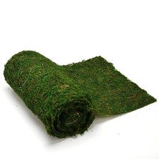 71" x 12" Dried Moss Table Runner for Party Garden Decoration, Dark Green 30x...