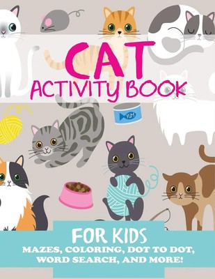 Blue Wave Press | Cat Activity Book for Kids | Taschenbuch | Englisch (2018)