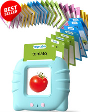 Talking Flash Cards Montessori Language Learning 224 Words Toddlers 1-4 - US