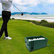 Automatic Golf Ball Dispenser Golf Training Auto Tee Up Machine W/ Cue Holder US