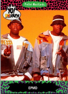 1991 Pro Set Yo! MTV Raps #25 EPMD | eBay
