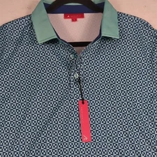 NEW Redvanly Blake Performance Stretch Polo Collared Golf Shirt Mens Large