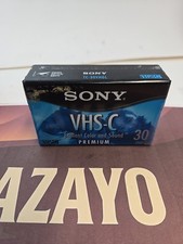 Sony VHS-C Camcorder Tape NOS TC-30VHG Premium Grade Cassette