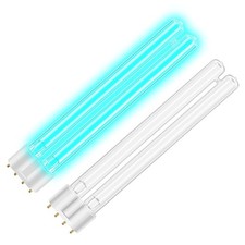 2 Pack 18W UV-C Bulb Replacement for Pond Clarifier - Pond Light with 4-Pin Base