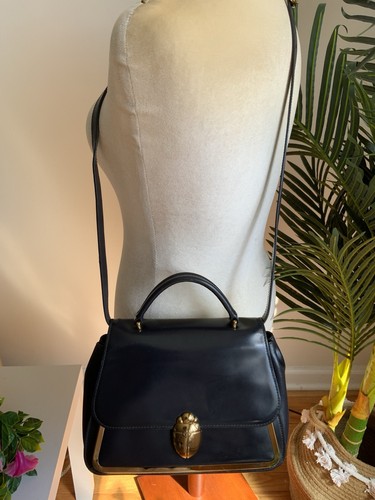 BOLSO ESCARABAJO RARO TORY BURCH AZUL MARINO PROFUNDO - Imagen 5 de 16