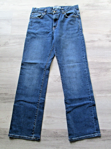 ❤ OLD NAVY Boys Jeans Denim Pants 14 Husky Adjustable waist navy cotton FREESHIP - Picture 9 of 20