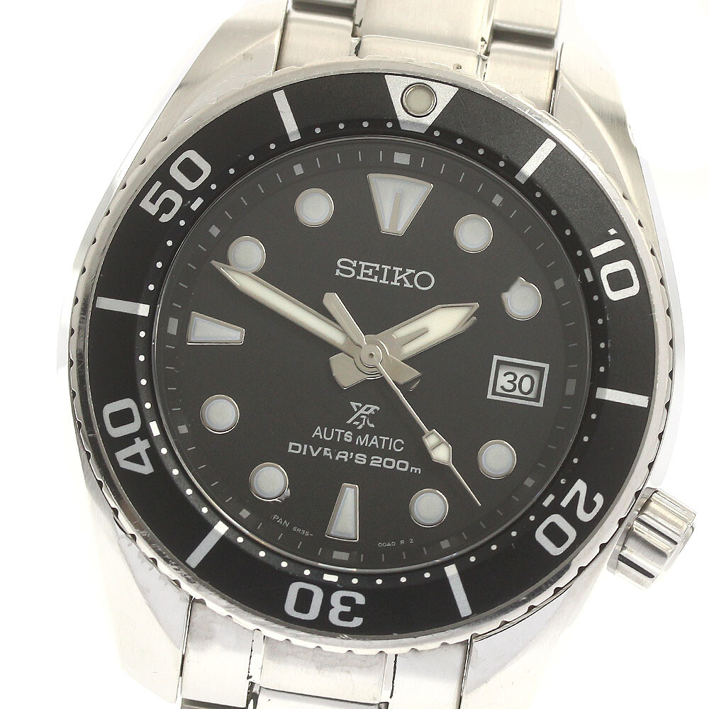 美品 SBDC083 プロスペックス SEIKO/セイコー 6R35 SEIKO Prospex SBDC083/6R35-00A0 Date black Dial Automatic
