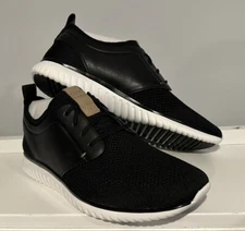 NEW Cole Haan Men's Sneakers Size 10 Grand Motion Knit Black White C26395 Oxford