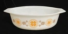 VTG PYREX 045 2 1/2 Quart Oval Casserole Dish Town and Country No Lid @9