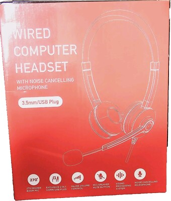 Bluetooth Headset, drahtlose Kopfhörer mit Mikrofon Geräuschunterdrückung, am Ohr