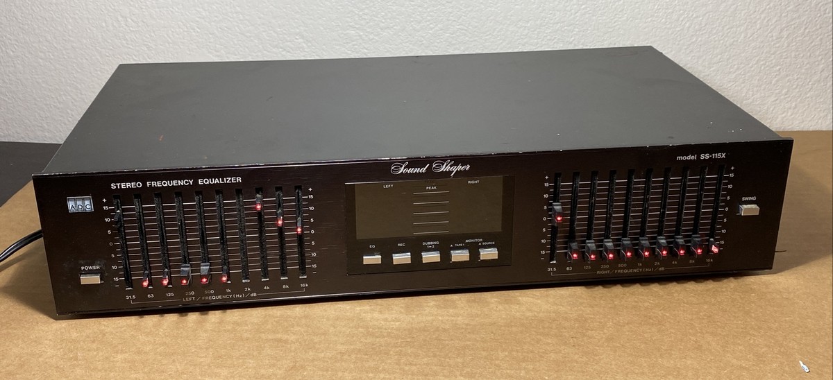 ADC DBX SS-115X 10-Channel Graphic Equalizer & Spectrum Analyzer  