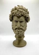 GREEK SCULPTURE HEAD OF A BOXER 7.9 INCH/200 MM, MUSEUM REPRODUCTION