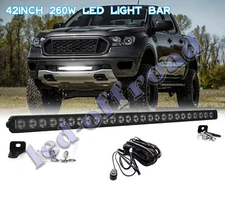 42Inch 260W LED Bar Combo Driving Offroad 4WD Truck Pickup Work Bumper Headlight