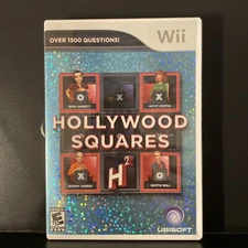Hollywood Squares (Nintendo Wii, 2010) complete in box Ubisoft