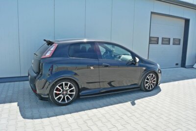 Maxton Design Seitenschweller Ansatz (Paar) passend für ABARTH Punto Evo schwarz