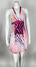 Free People Women’s Mini Slip Dress NWT $118 Lace Beaded Criss Cross Back Rayon