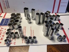 Powerbuilt 40 Piece 3/8" Dr. SAE & MM 12 & 6 pt. Deep and Standard Swivel Star