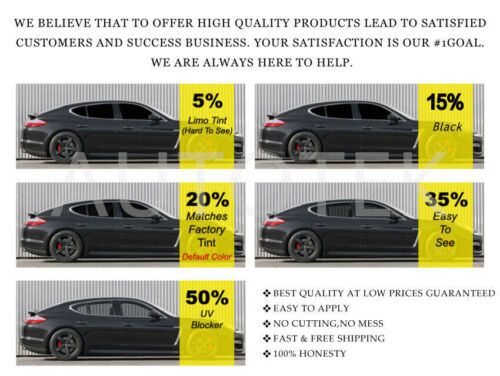 PreCut All Sides + Rear Window Film Any Tint Shade % VLT For BMW X2 2018-2023 - Foto 4 di 7