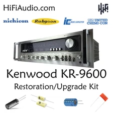 Kenwood  KR-9600 rebuild restoration recap service kit fix repair