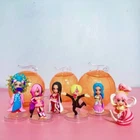 Bandai ONE PIECE Devil Fruit Sanji Vivi Capsule Toy Mini Figure Catoon Ornement