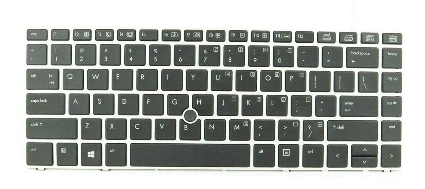 Keyboard for HP EliteBook Folio 9470M 9480M - US Backlit  70