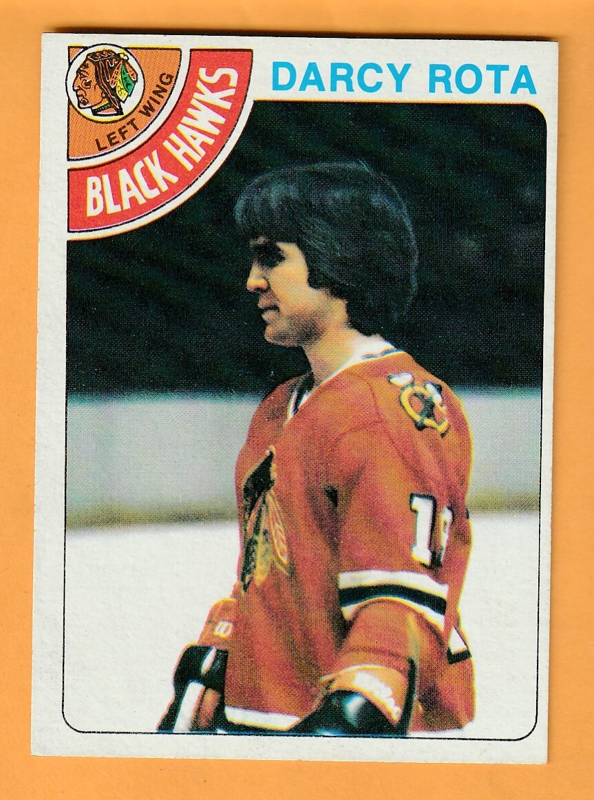 Darcy Rota Chicago Blackhawks 1978-79 Topps #47 12F