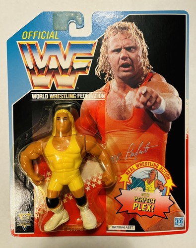 WWF Hasbro Mr Perfect Series 3 blue AMERICAN card ...