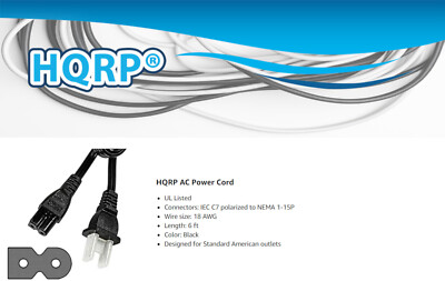 HQRP BLANC AC Puissance Cordon pour Husqvarna Viking 1002LCD 1003LCD Diamant EUR 16,09 - FR