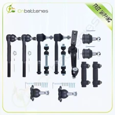 13x Complete Front Idler Arm Ball Joints Tie Rods For 1988-1991 1992 Chevy C2500