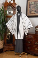 DEAR VANILLA JAPANESE KIMONO/HAORI ENSEMBLE SET MEN'S AUTHENTIC JAPAN SAMURAI