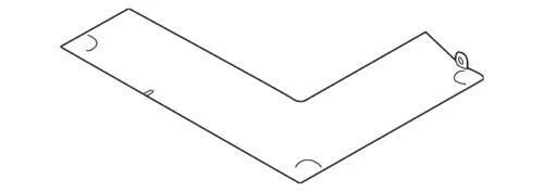 Genuine Ford 2012-2018 Focus Trunk Floor Contour Mat Rear CM5Z-5813046-BA