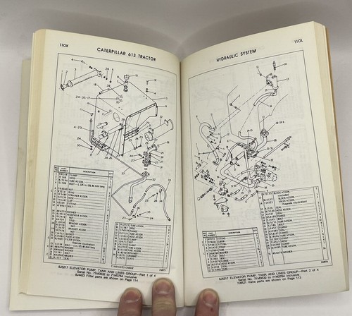 CAT Caterpillar 613 PARTS Manual 72M2549 to Last Built UEG0846S - Picture 15 of 18
