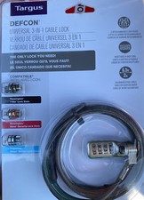 NEW Combination Lock 1.98M Cable 1981.2X50.8X14.9Mm 408G Black/Silver
